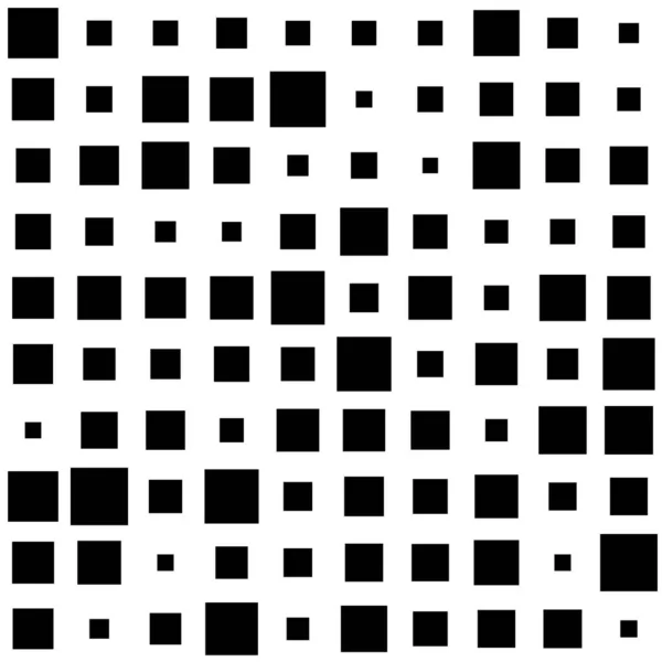 Zufällige Quadratische Fliesen Nahtlos Wiederholbares Muster Hintergrundelement — Stockvektor