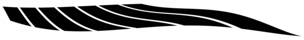 Wavy Waving Lines Stripes Abstrac Wave Strip Streak Element Stock — Stock vektor