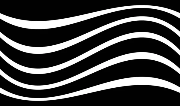 Wavy Waving Lines Wave Effect Stripes Stock Vector Illustration — Stock Vector