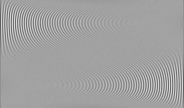 Wavy Waving Lines Wave Effect Stripes Stock Vector Illustration — Stock Vector