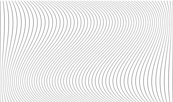 Волнистые Размахивающие Леской Полосы Волнового Эффекта — стоковый вектор