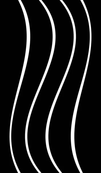 波線を振って 波の効果縞のストック図 — ストックベクタ