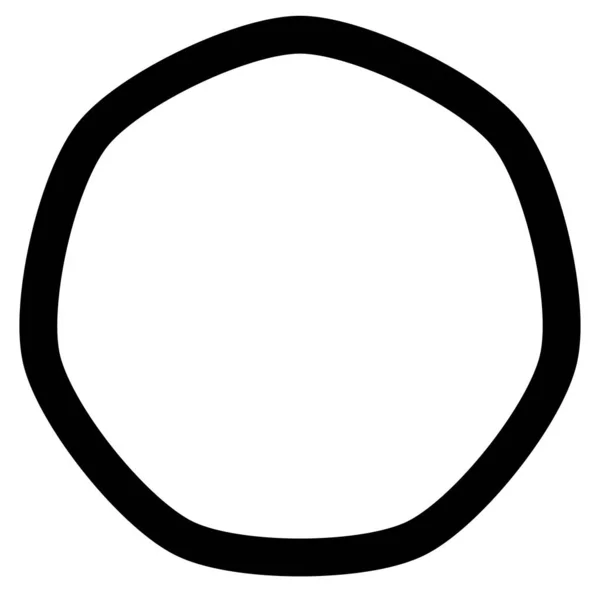 简单的圆形有机形状设计元素 — 图库矢量图片