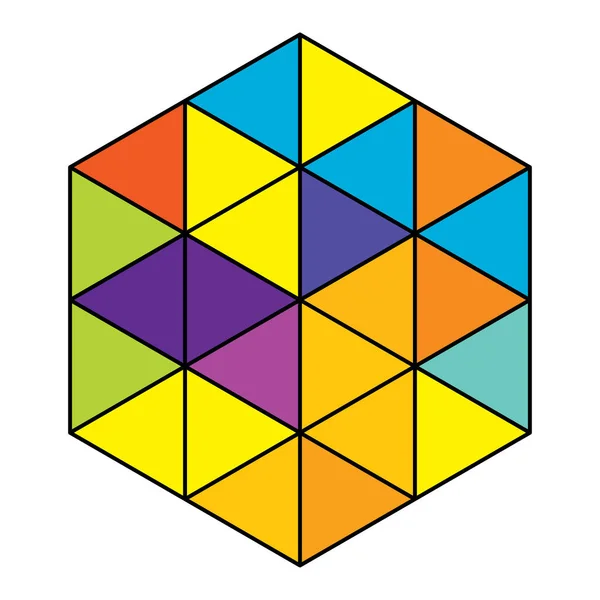 Grille Triangulaire Élément Motif Maille — Image vectorielle