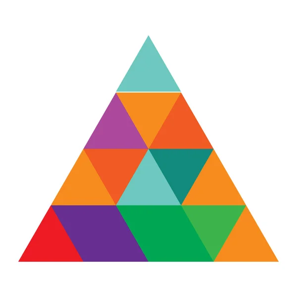 Triangle Grid Mesh Pattern Element — Stock vektor