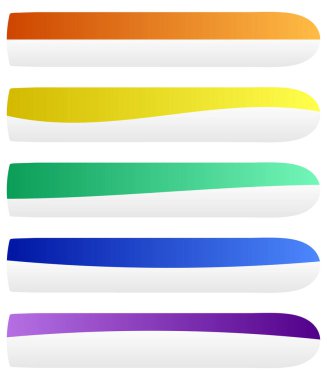 Şık bir düğme, afiş şekilleri. Dikdörtgen, uzun etiket, iletiniz için boş alanı olan ögeleri etiketleyin