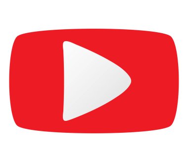 Çizgi film oynatma düğmeleri. Multimedya, filmler, sinema ve çevrimiçi yayın kavramları için uygun renkli yuvarlak üçgen şekiller. Başlat, simgeyi çalıştır