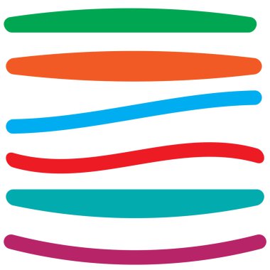 Dikdörtgen pankart, plaket, bozuk düğme şekilleri, deforme etkisi