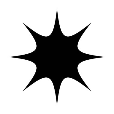 Yıldız patlaması, güneş patlaması yuvarlak fiyat etiketi, etiket şekli ögesi ()