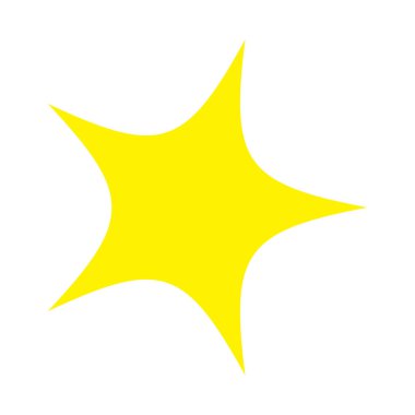 Yıldız patlaması, güneş patlaması yuvarlak fiyat etiketi, etiket şekli ögesi ()