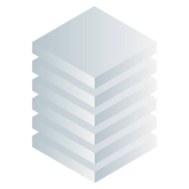 Kule HDD, silindir, raf simgesi. Ana bilgisayar, sunucu simgesi