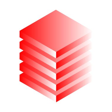 Kule HDD, silindir, raf simgesi. Ana bilgisayar, sunucu simgesi