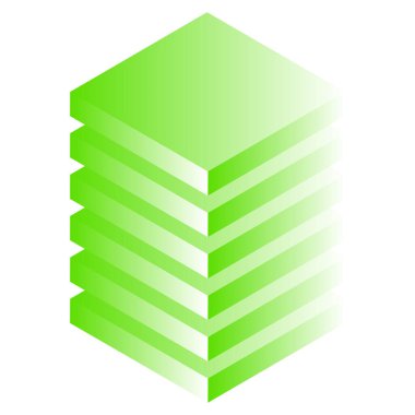 Kule HDD, silindir, raf simgesi. Ana bilgisayar, sunucu simgesi