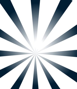 Yıldız patlaması, güneş patlaması yayılan çizgiler, çizgili şekil elementleri. Radyal çizgiler, şeritler