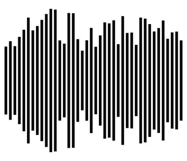 Rastgele çizgiler, çizgiler, çizgiler. Şeritler, farklı yoğunlukta şeritler. Temel soyut geometrik vektör çizimi