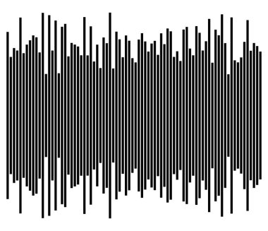 Rastgele çizgiler, çizgiler, çizgiler. Şeritler, farklı yoğunlukta şeritler. Temel soyut geometrik vektör çizimi