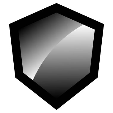 Zırh, kalkan vektör simgesi, sembol