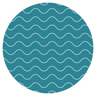 Dalgalı, dalgalı, zig-zag, çapraz çizgiler soyut retro geometrik tasarım elementi