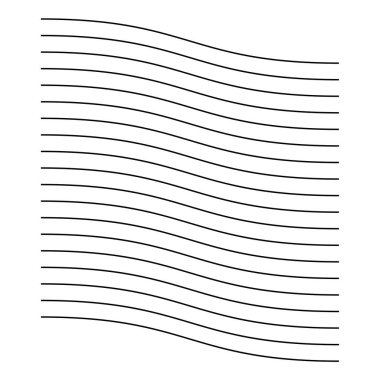 Dalgalı, dalgalı, zig-zag, çapraz çizgiler soyut retro geometrik tasarım elementi