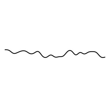 Dalgalı, dalgalı çizgi vektör ögesi