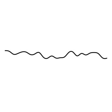 Dalgalı, dalgalı çizgi vektör ögesi