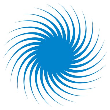 Sarmal, girdap, kıvrık şekil elementi