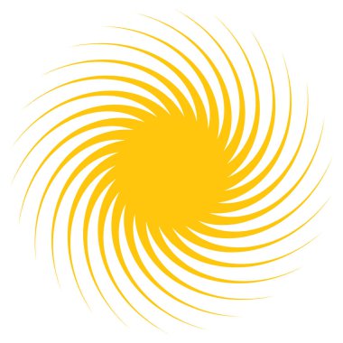 Sarmal, girdap, kıvrık şekil elementi