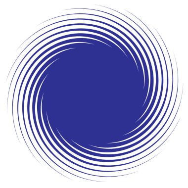 Sarmal, girdap, kıvrık şekil elementi