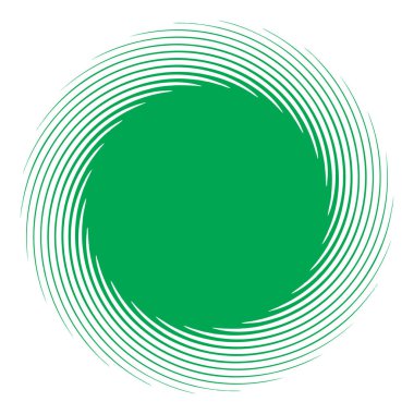 Sarmal, girdap, kıvrık şekil elementi