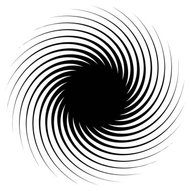 Sarmal, girdap, kıvrık şekil elementi