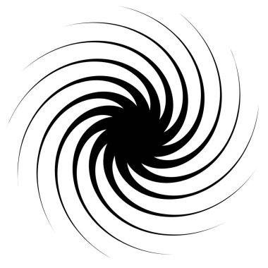 Sarmal, girdap, kıvrık şekil elementi