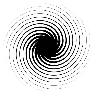 Sarmal, girdap, kıvrık şekil elementi