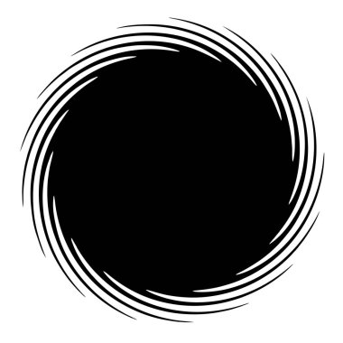 Sarmal, girdap, kıvrık şekil elementi