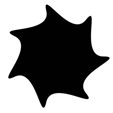 Soyut eğik yıldız patlaması, güneş patlaması radyal şekil elementi