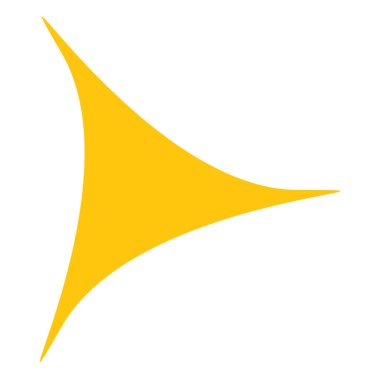 Soyut eğik yıldız patlaması, güneş patlaması radyal şekil elementi