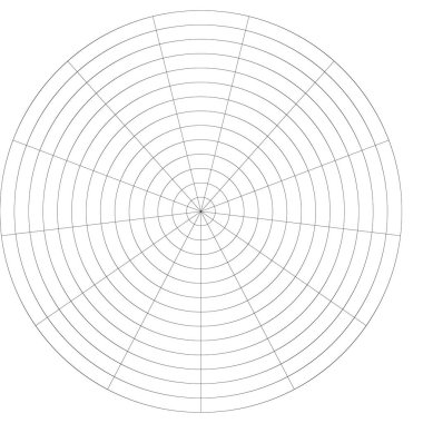 Radikal, yayıcı, eşmerkezli çizgiler vektör şekil elementi