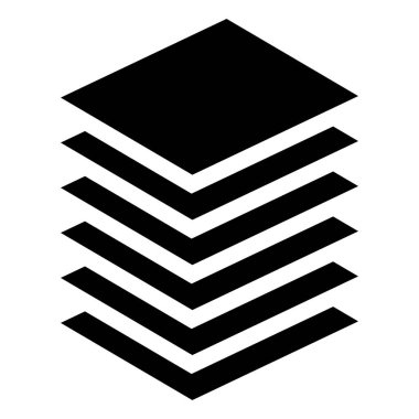 Kule HDD, silindir, raf simgesi. Ana bilgisayar, sunucu simgesi