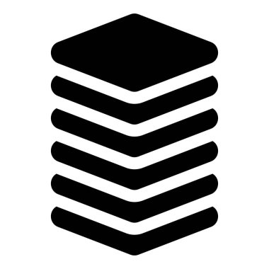 Kule HDD, silindir, raf simgesi. Ana bilgisayar, sunucu simgesi