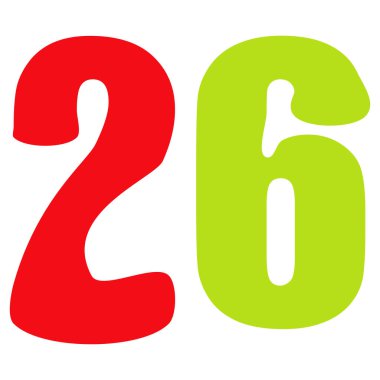 Renkli yuvarlak çizgi film serisi 1 'den 64' e