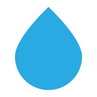 Su damlası, damla şeklindeki element. Sıvı, sıvı, yağmur simgesi, sembol