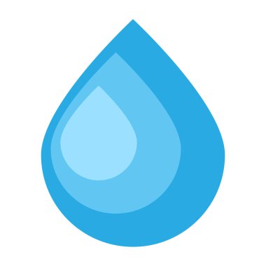 Su damlası, damla şeklindeki element. Sıvı, sıvı, yağmur simgesi, sembol