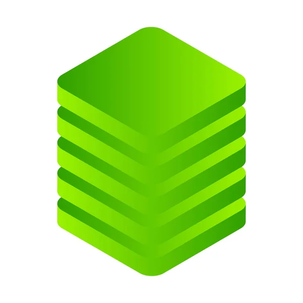 Tower Hdd Cylinder Rack Icon Mainframe Server Symbol Stock Vector by ...