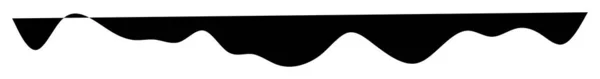 Bølget Vinkende Linjevektorelement Aktievektorillustration Clip Art Grafik – Stock-vektor