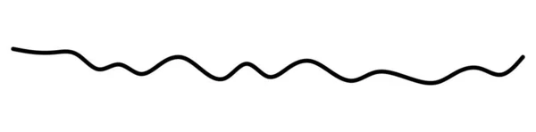 波線ベクトル素子を振ってください ストック ベクトル イラスト クリップ アート グラフィック — ストックベクタ