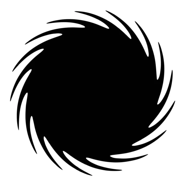 Spiral Swirl Twirl Shape Element — Archivo Imágenes Vectoriales