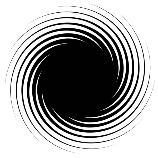 Spiral Swirl Twirl Shape Element — Vector de stock