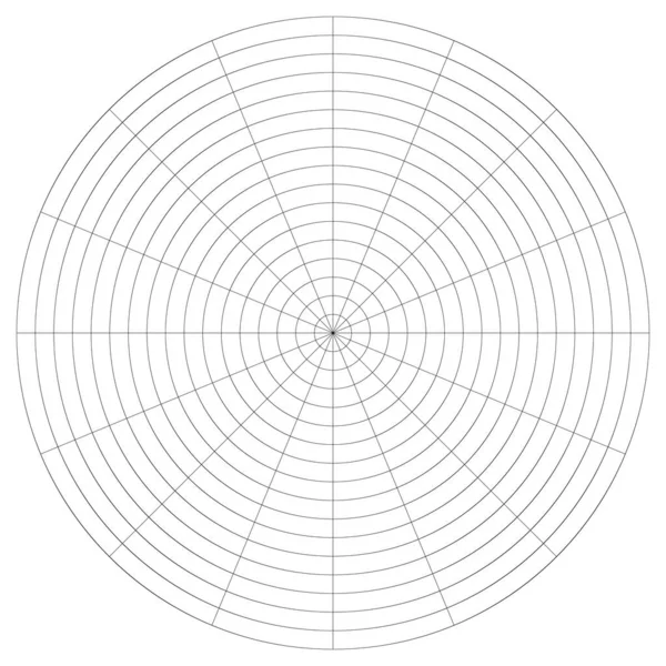 Radiální Vyzařující Soustředné Čáry Kružnice Vektorový Tvar Prvku — Stockový vektor