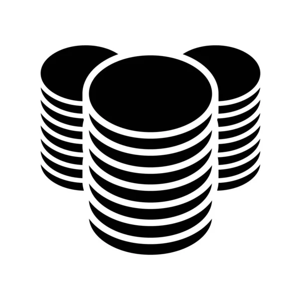 Tower Hdd Cylinder Rack Icon Mainframe Server Symbol — Archivo Imágenes Vectoriales