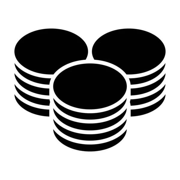 Tower Hdd Cylinder Rack Icon Mainframe Server Symbol — Archivo Imágenes Vectoriales