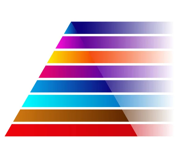 三角形 金字塔图 图形图标系列 — 图库矢量图片